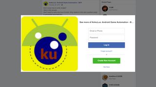 
                            6. AnkuLua: Android Game Automation - BOT - Facebook