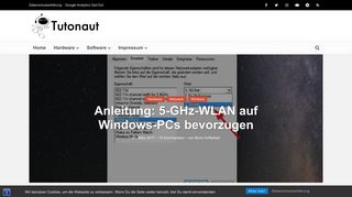 
                            3. Anleitung: 5-GHz-WLAN auf Windows-PCs bevorzugen | Der Tutonaut