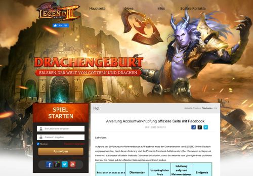 
                            6. Anleitung Accountverknüpfung offizielle Seite mit ... - LEGEND Online