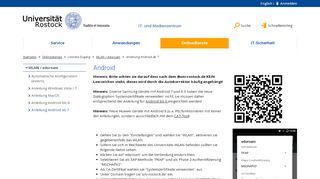 
                            11. Anleitung Android ab 7 - IT- und Medienzentrum - Universität Rostock