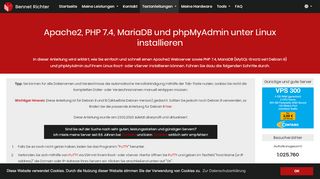 
                            3. Anleitung: Apache2, PHP 7.3, MariaDB und phpMyAdmin unter Linux ...