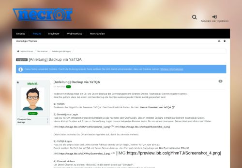 
                            7. [Anleitung] Backup via YaTQA - Anleitungen & Fragen - Necror Forum