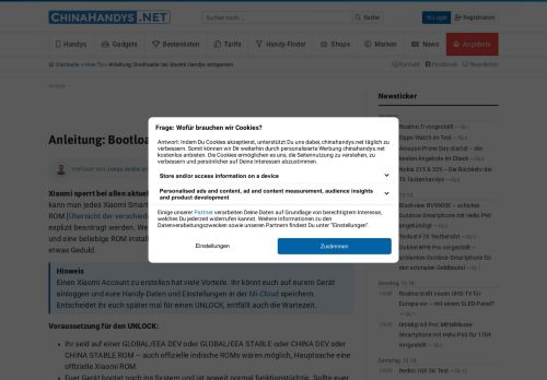 
                            11. Anleitung: Bootloader bei Xiaomi Handys entsperren - Chinahandys.net