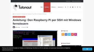 
                            5. Anleitung: Den Raspberry Pi per SSH mit Windows fernsteuern | Der ...