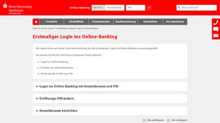 
                            7. Anleitung: Erstmaliger Login ins Online-Banking