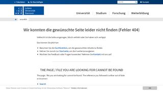 
                            10. Anleitung für die Online-Services - Leibniz Universität Hannover