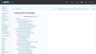 
                            2. Anleitung für Einsteiger – wiki.archlinux.de