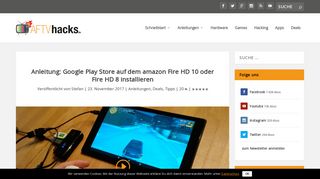 
                            3. Anleitung: Google Play Store auf Fire HD 8 / Fire HD 10 installieren