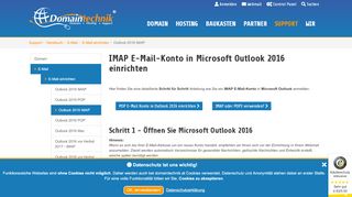 
                            13. Anleitung: IMAP E-Mail Konto in Microsoft Outlook 2016 einrichten