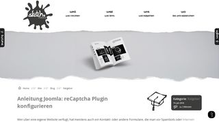 
                            6. Anleitung Joomla: reCaptcha Plugin konfigurieren - Sketch Media