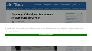 
                            9. Anleitung: Kobo eBook Reader ohne Registrierung verwenden ...