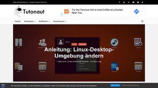 
                            5. Anleitung: Linux-Desktop-Umgebung ändern | Der Tutonaut