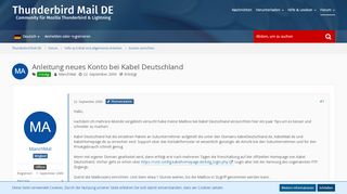 
                            10. Anleitung neues Konto bei Kabel Deutschland - Konten einrichten ...