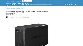 
                            4. Anleitung: Synology Diskstation Cloud Station einrichten - Caschys Blog