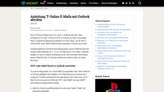 
                            13. Anleitung: T-Online E-Mails mit Outlook abrufen - NETZWELT