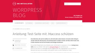 
                            8. Anleitung: Test-Seite mit .htaccess schützen | Die Netzialisten