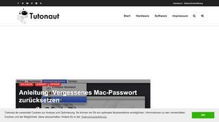 
                            9. Anleitung: Vergessenes Mac-Passwort zurücksetzen | Der Tutonaut