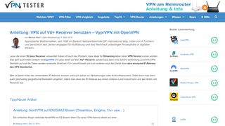 
                            10. Anleitung: VPN auf VU+ Receiver benutzen - VyprVPN mit OpenVPN