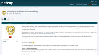 
                            12. Anleitung: (V)Server Grundabsicherung - vServer / Server / KVM ...