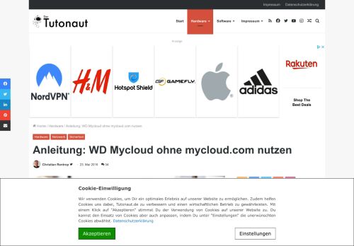 
                            13. Anleitung: WD Mycloud ohne mycloud.com nutzen | Der Tutonaut