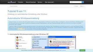 
                            5. Anleitung zur automatischen Anmeldung unter Windows - Abylonsoft