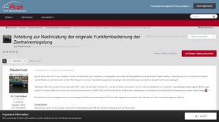 
                            4. Anleitung zur Nachrüstung der originale Funkfernbedienung der ...