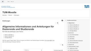 
                            2. Anleitungen: FAQ für Studierende - TUM-Moodle