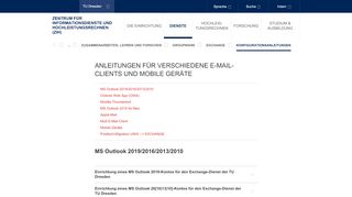 
                            7. Anleitungen für verschiedene E-Mail-Clients und mobile ... - TU Dresden