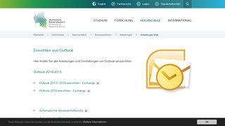 
                            3. Anleitungen Mail - Hochschule Kaiserslautern