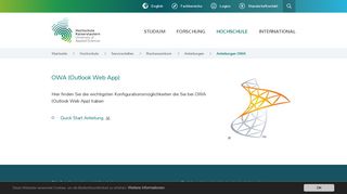 
                            6. Anleitungen OWA - Hochschule Kaiserslautern