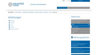 
                            11. Anleitungen - Zentraler Informatikdienst - Universität Wien