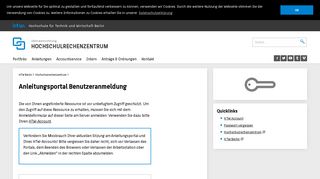 
                            4. Anleitungsportal Benutzeranmeldung - HTW Berlin