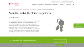 
                            1. Anmelde- und Authentifizierungsdienste - UCS Funktionen Univention