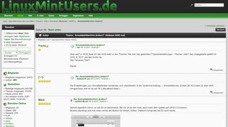 
                            9. Anmeldebildschirm ändern? - Linux Mint Users