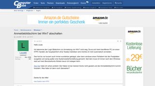 
                            6. Anmeldebildschirm bei Win7 abschalten | ComputerBase Forum