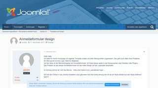 
                            6. Anmeldeformular design - Templates und Design - Joomla.de ...