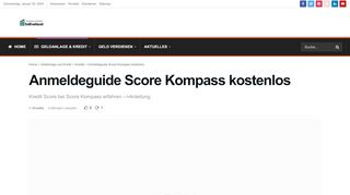 
                            11. Anmeldeguide Score Kompass kostenlos - Kredit