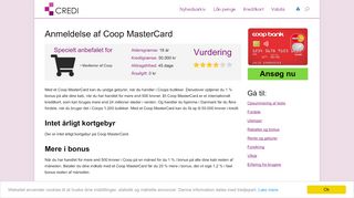 
                            9. Anmeldelse af kreditkortet Coop MasterCard • Credi.dk