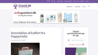 
                            10. Anmeldelse af kuffert fra HappyHello - Gravid.dk