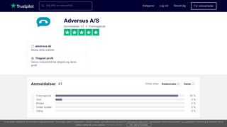 
                            2. Anmeldelser af Adversus A/S | Læs kundernes anmeldelser af ...