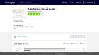 
                            2. Anmeldelser af Akademikernes A-kasse | Læs kundernes anmeldelser ...