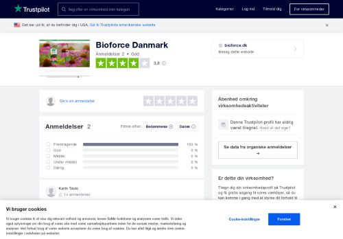
                            8. Anmeldelser af Bioforce Danmark | Læs kundernes anmeldelser af ...