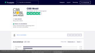 
                            8. Anmeldelser af CBB Mobil | Læs kundernes anmeldelser af www.cbb.dk
