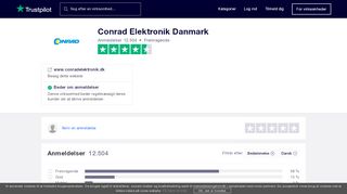 
                            4. Anmeldelser af Conrad Elektronik Danmark | Læs kundernes ...