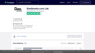 
                            5. Anmeldelser af DanSmoke.com Ltd. | Læs kundernes anmeldelser af ...