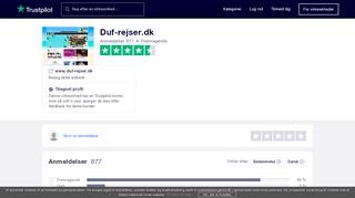 
                            2. Anmeldelser af Duf-rejser.dk | Læs kundernes anmeldelser af www ...