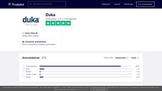 
                            9. Anmeldelser af Duka | Læs kundernes anmeldelser af www.duka.dk
