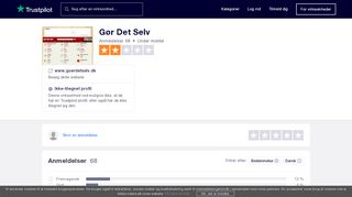 
                            3. Anmeldelser af Gør Det Selv | Læs kundernes anmeldelser af www ...