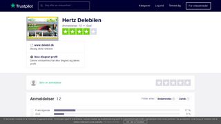 
                            9. Anmeldelser af Hertz Delebilen | Læs kundernes anmeldelser af www ...