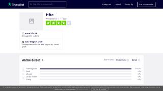 
                            6. Anmeldelser af Hftc | Læs kundernes anmeldelser af www.hftc.dk